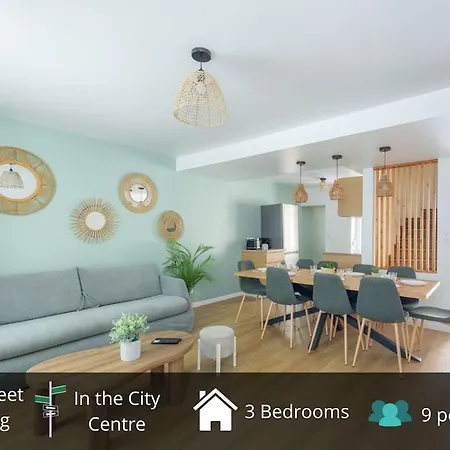 빌라 Maison Chic Centre-ville 3ch & Terrasse *